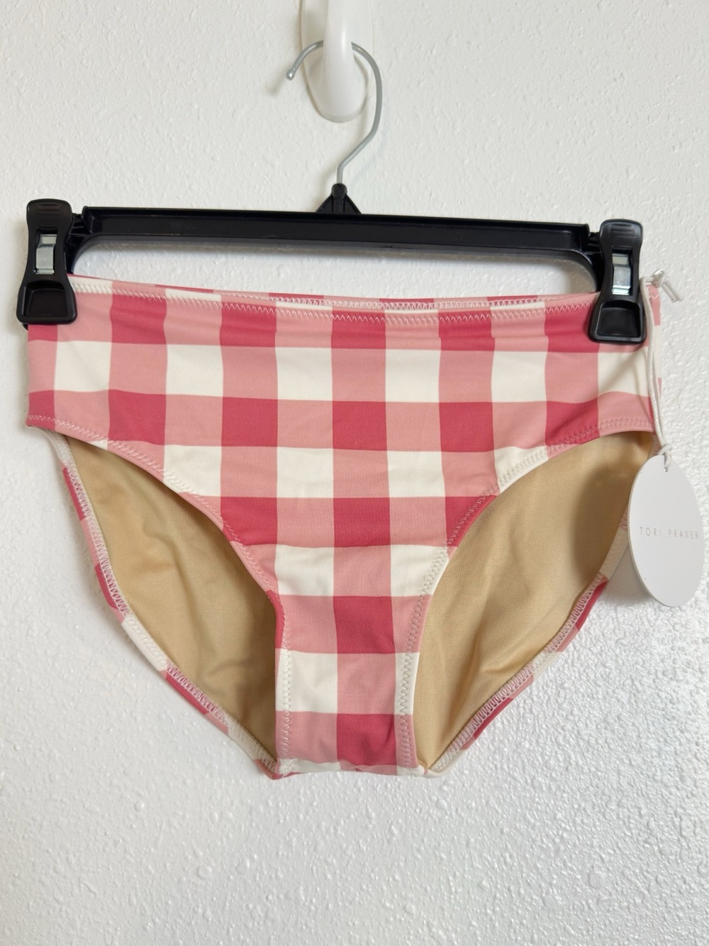 Tori Praver vivi gingham girls swimsuit bikini bottoms